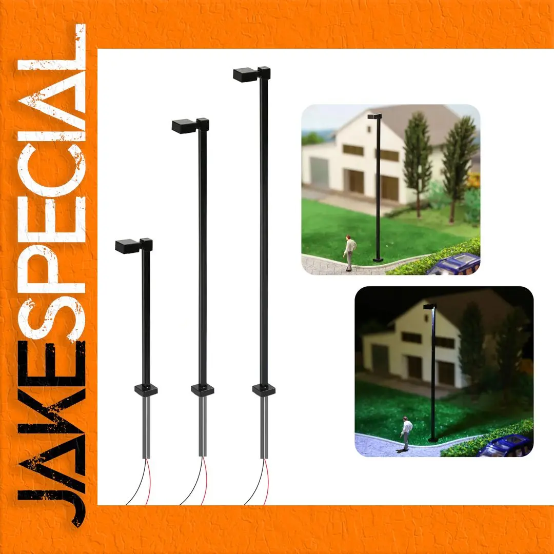 Set of 10 Modern Black Metal Street Lamps 1 Set of 10 Modern Black Metal Street Lamps
