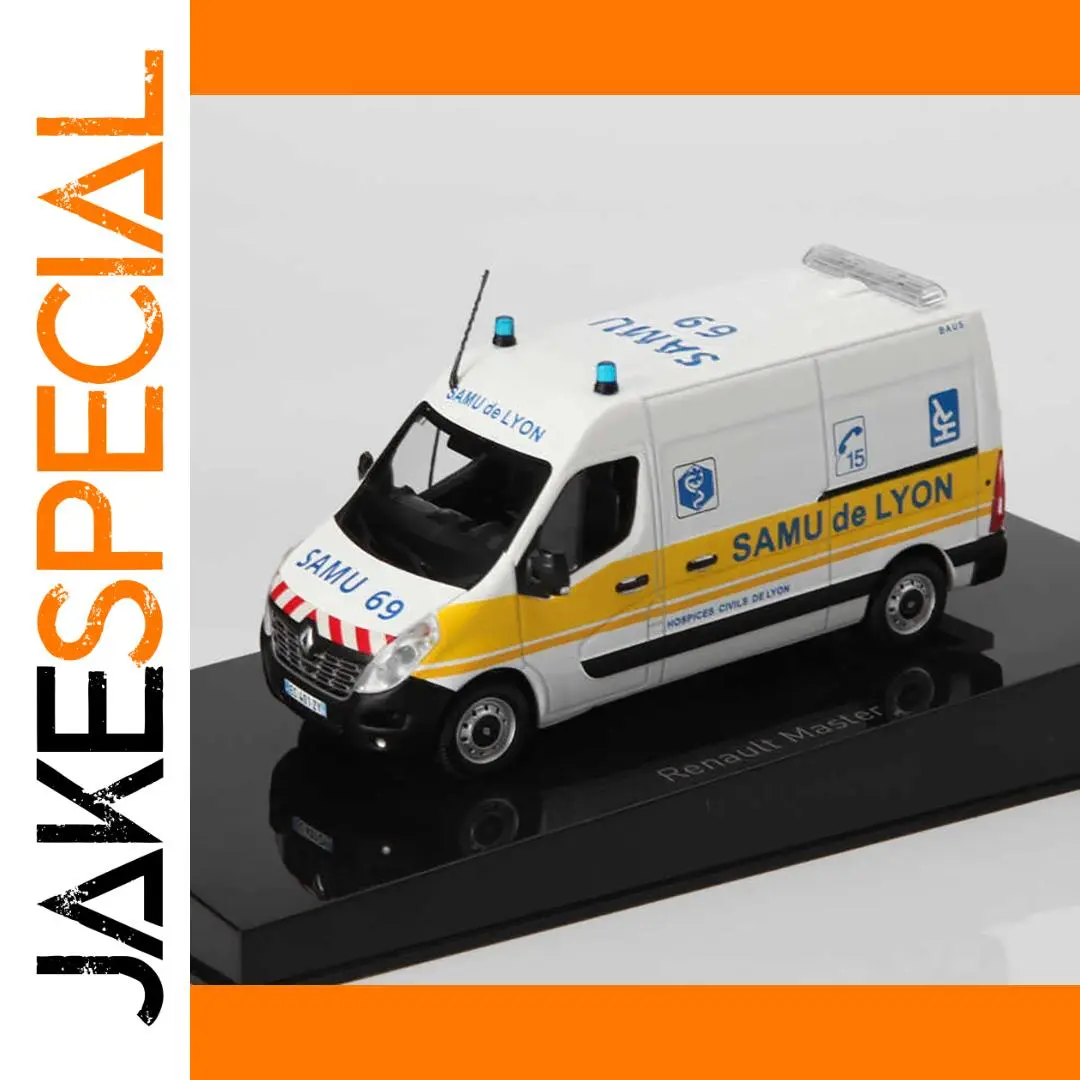 Renault Master SAMU Ambulance Model 1/43 1 Renault Master SAMU Ambulance Model 1/43