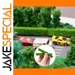 Vibrant Miniature Shrub Set for Dioramas