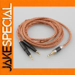 Premium braided cable for ATH-R70X headphones