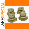 Gold Reflector Guitar Knobs for 6mm Pots
