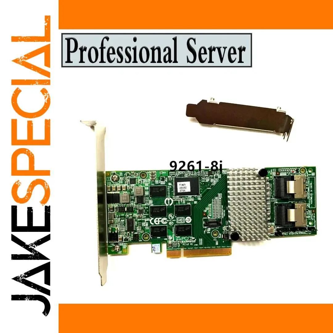 LSI MegaRAID 9261-8i RAID Controller Card 1 LSI MegaRAID 9261-8i RAID Controller Card