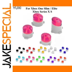 Vibrant Xbox Controller Replacement Buttons Set