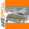 WWII Sherman Tank Model Kit 1/35 with Wooden Armor