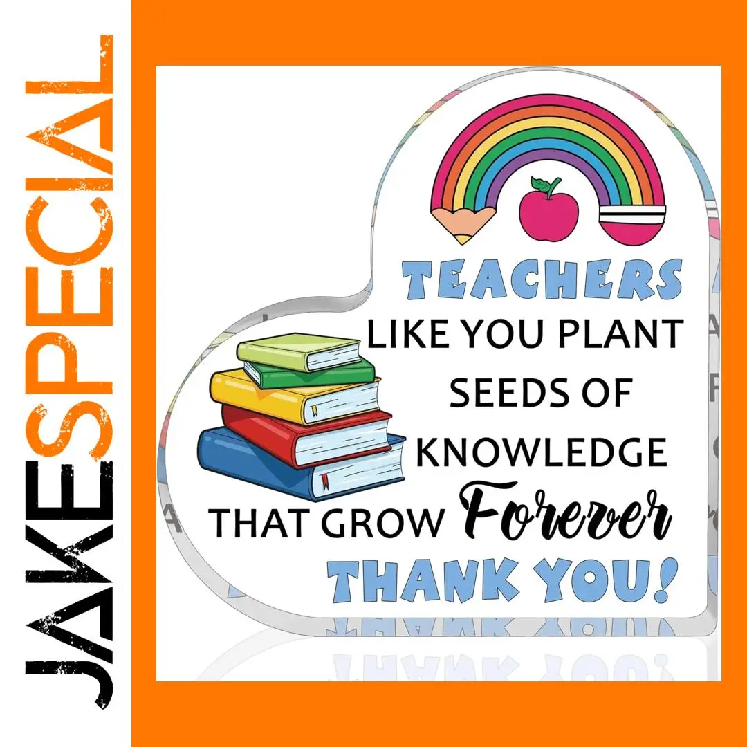 Vibrant Teacher Appreciation Acrylic Plaque 1 Vibrant Teacher Appreciation Acrylic Plaque