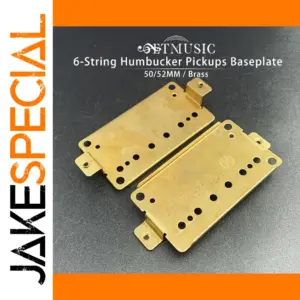 Brass Guitar Pickup Baseplates Set for 6-String