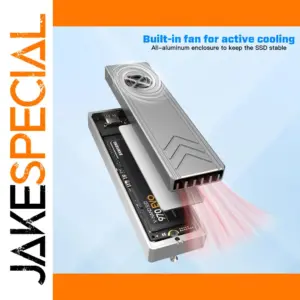 Dual Protocol M.2 SSD Enclosure with Cooling