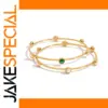 Elegant Stainless Steel Women's Bangle Set