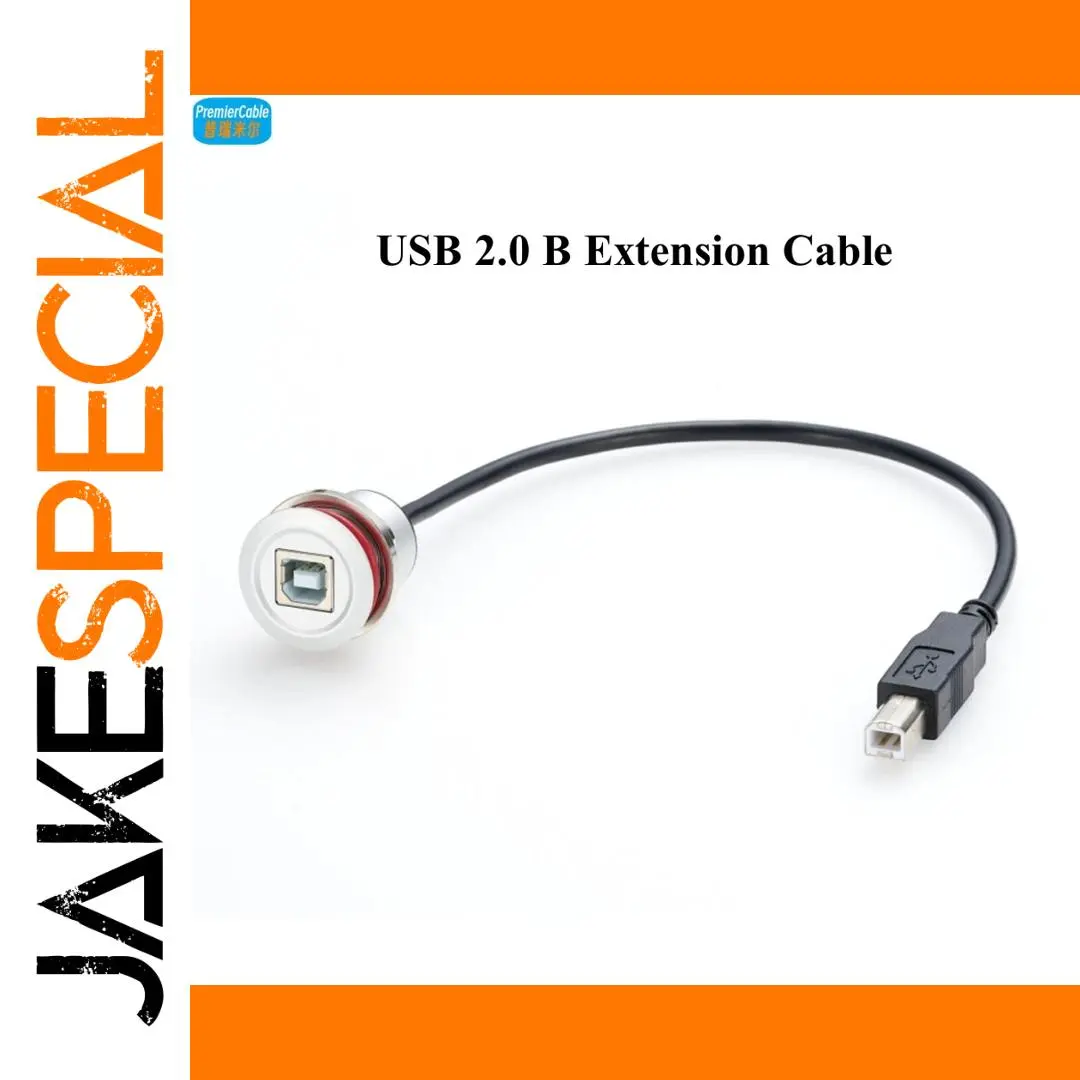 USB 2.0 Round Panel Mount Extension Cable 1 USB 2.0 Round Panel Mount Extension Cable