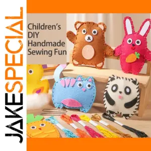 Colorful Handmade Doll Set for DIY Crafting