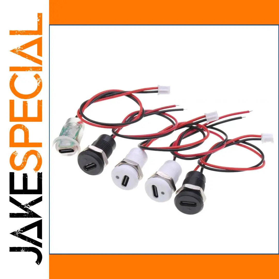 Waterproof USB-C Female Power Connector 1 Waterproof USB-C Female Power Connector