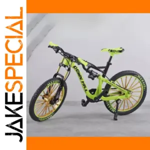 Vibrant Green Downhill Mountain Bike Model