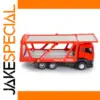 Vibrant Red 1:50 Diecast Cargo Truck Model