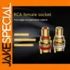 R205 Gold-Plated RCA Female Socket Set (4 Units)