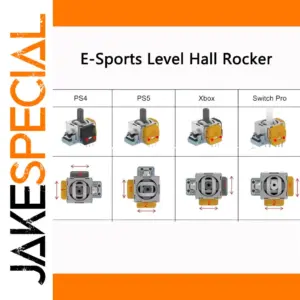 Electromagnetic Hall Rocker Module for Gaming Controllers