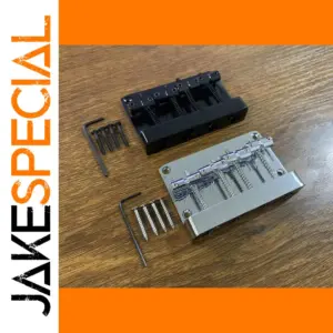 4-String Precision Bass Bridge in Chrome or Black