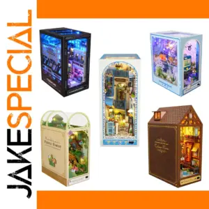 DIY Wooden Book Nook Shelf Kit - Multiple Themes