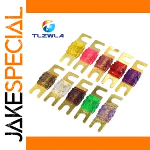 Gold-Plated Automotive Fuse Set 20A-200A