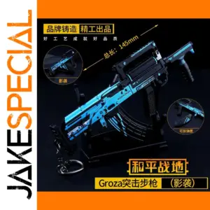 PUBG GROZA Miniature Collectible Keychain