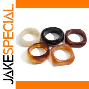 Geometric Resin Bangle for Women