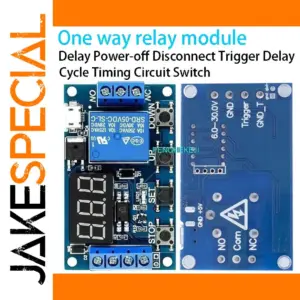 Blue Relay Module with Digital Display