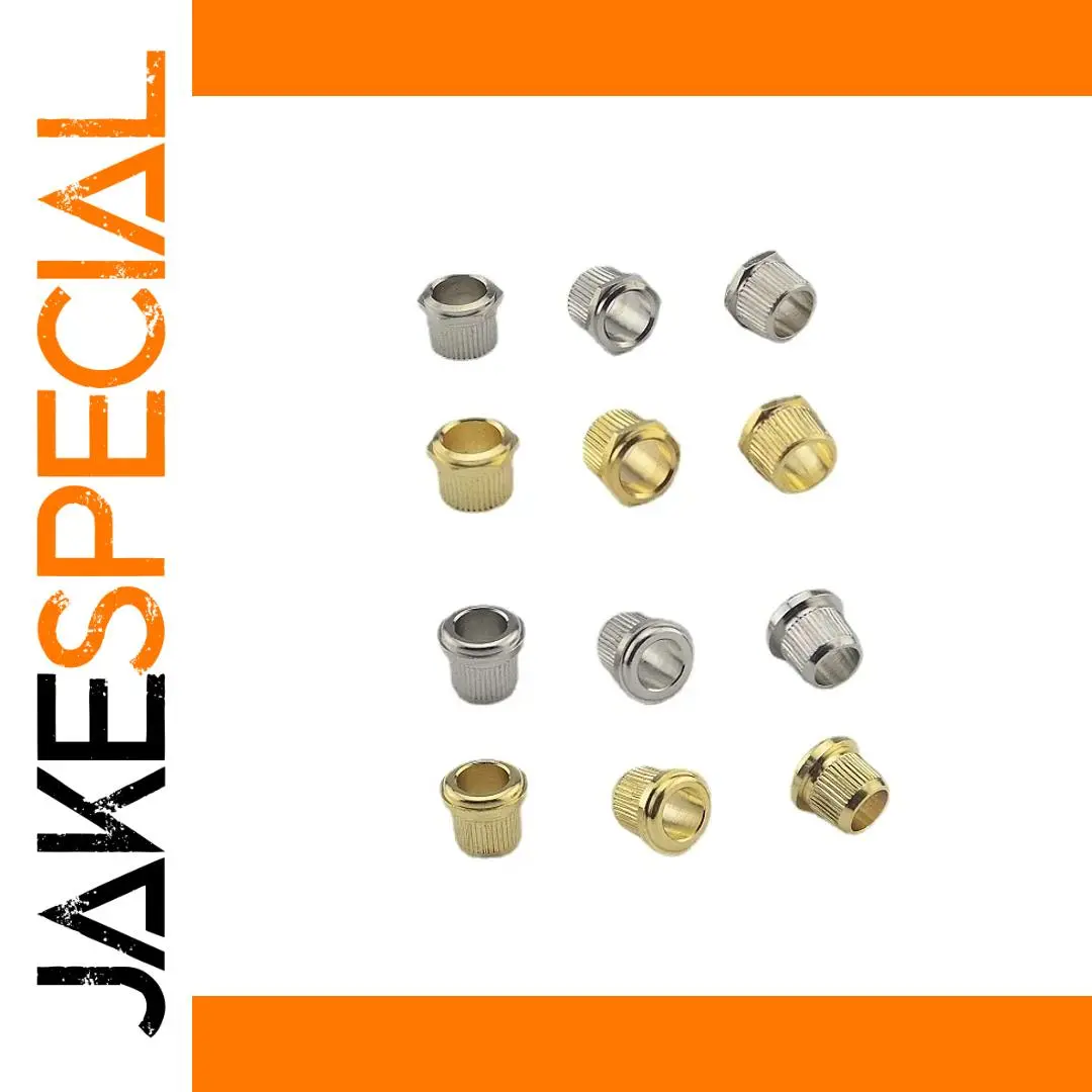 Vintage Guitar Ferrules Set with Metal Bushings 1 Vintage Guitar Ferrules Set with Metal Bushings