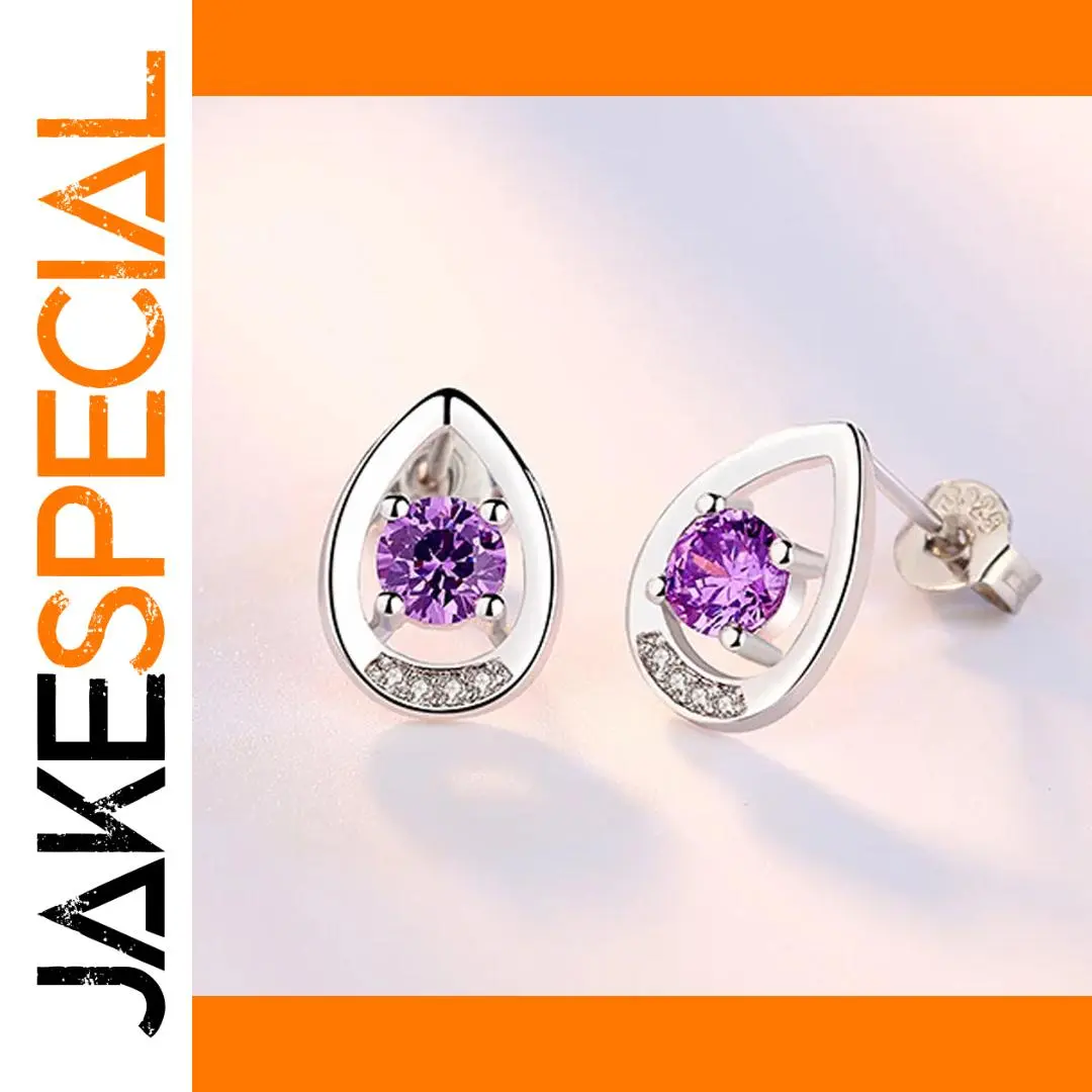 Elegant Water Drop Earrings with Cubic Zirconia 1 Elegant Water Drop Earrings with Cubic Zirconia