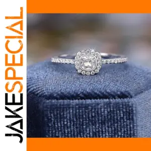 Elegant Women's Silver Ring with Cubic Zirconia