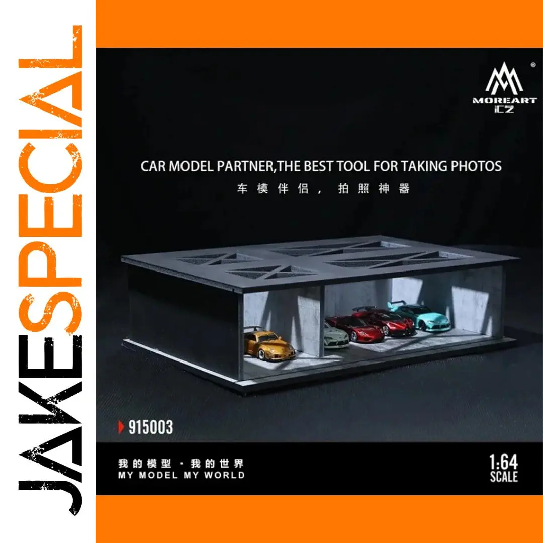 1:64 Scale Underground Parking Scene Model 1 1:64 Scale Underground Parking Scene Model