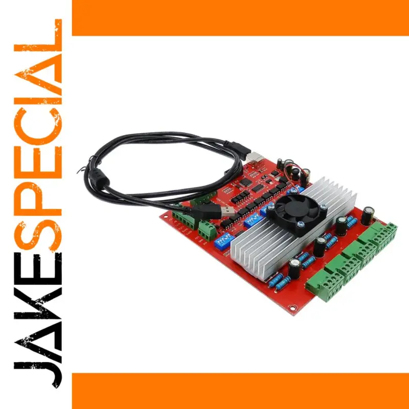 Vibrant Red 4-Axis CNC Controller Board with Cooling System 1 08f75202eb1b43e398124f9e product image