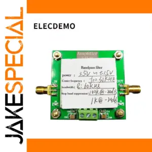 8th Order RF Bandpass Filter Module 31kHz/60kHz