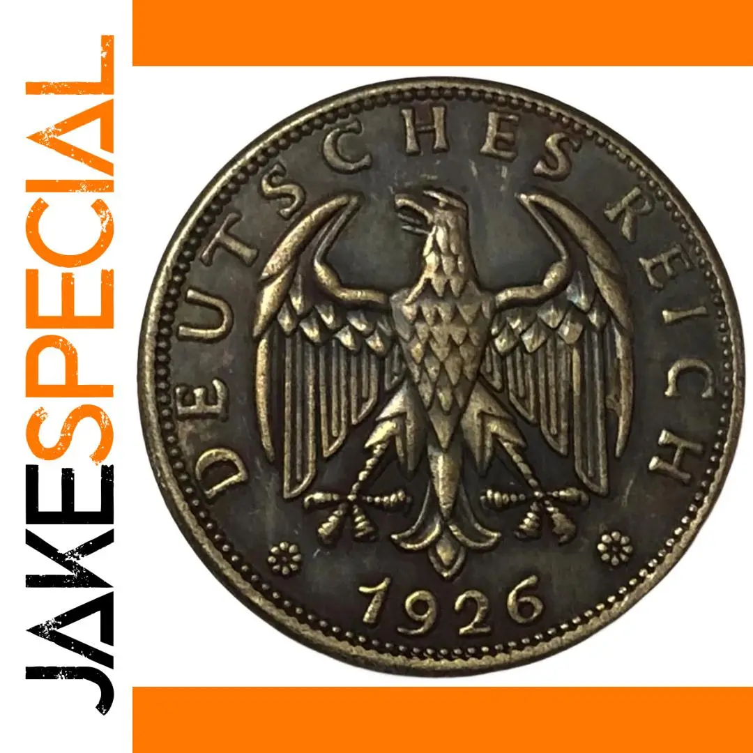 1926 German Eagle Coin Replica - Vintage Collectible 1 1926 German Eagle Coin Replica - Vintage Collectible