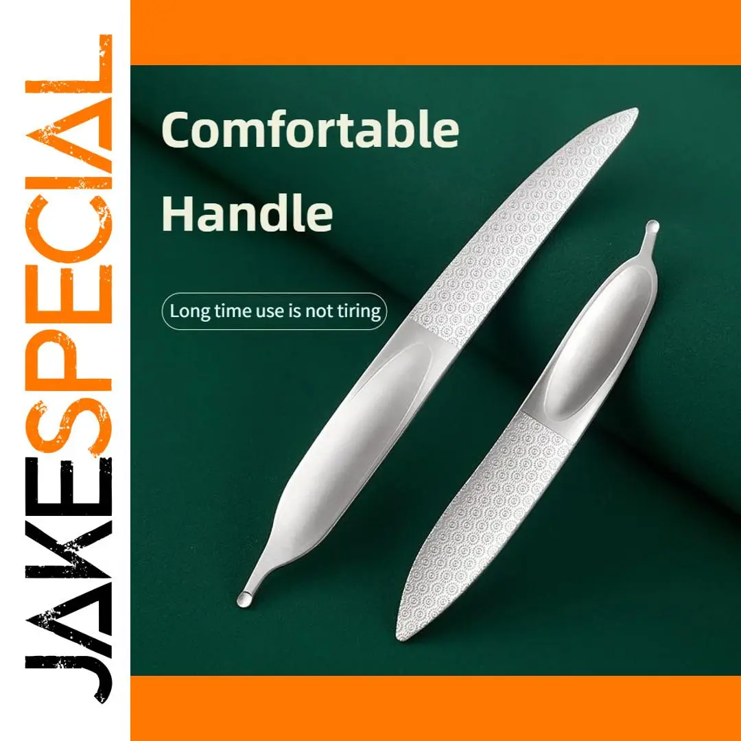 Stainless Steel Nail File in Dual Lengths 1 Stainless Steel Nail File in Dual Lengths