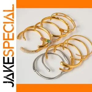 Modern Unisex Stainless Steel Geometric Bracelet