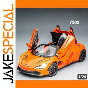 Orange McLaren 720S 1:24 Diecast Model