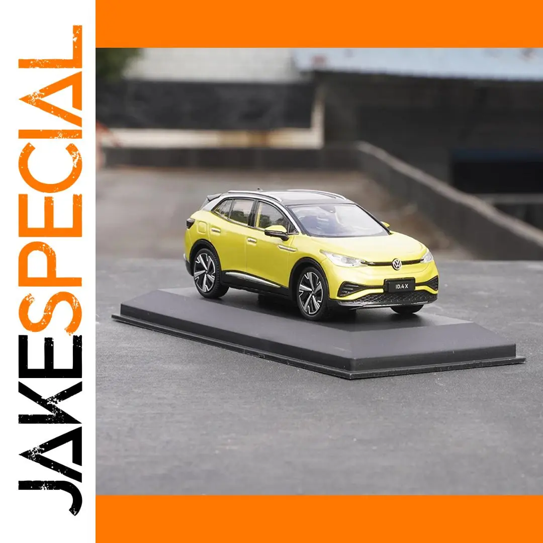 Vibrant Yellow Nissan ID.4X 1:43 Diecast Model 1 Vibrant Yellow Nissan ID.4X 1:43 Diecast Model