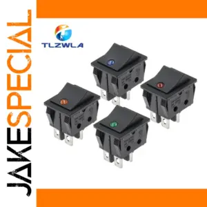 KCD4 Four-Pin Rocker Switch 250V 20A