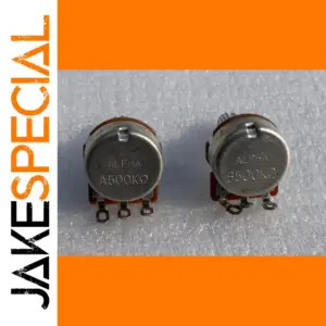 Mini Alpha Potentiometer for Electric and Bass Guitars