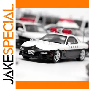 Die-Cast Mazda RX-7 Police Model 1:43 Scale