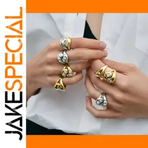 Stainless Steel Gold Ring for Women