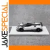 White Pagani Zonda 1:64 Scale Diecast Model
