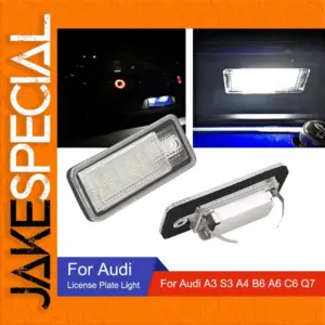 High-Power LED License Plate Lights for Audi