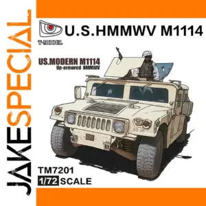 1:72 US M1114 Up-Armored HMMWV Model Kit