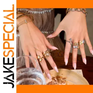 Stainless Steel Two-Tone Pentagram Earrings