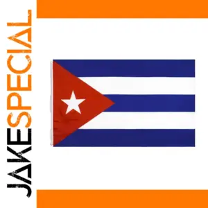 Vibrant Cuban Flag Wall Banner 90x150cm