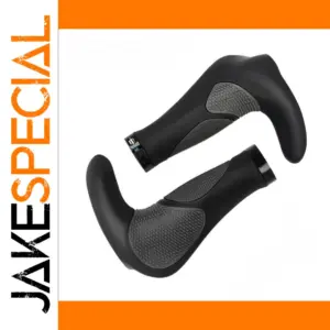 Ergonomic Black Bicycle Handlebar Grips