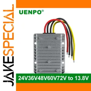 Durable Silver DC/DC Power Converter 18-90V