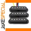 Black Stratocaster Pickups Set with Alnico 5 Magnets