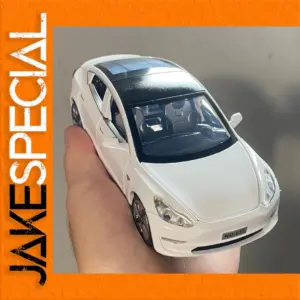 White 1:32 Scale Electric Sports Car Model