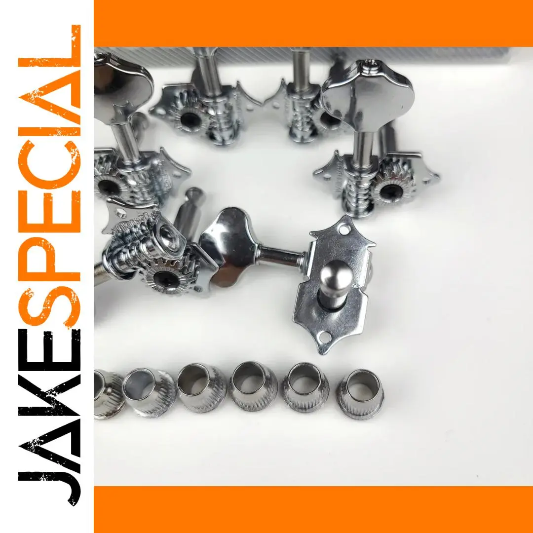 Vintage Chrome WJ-28N Guitar Tuners 1 Vintage Chrome WJ-28N Guitar Tuners